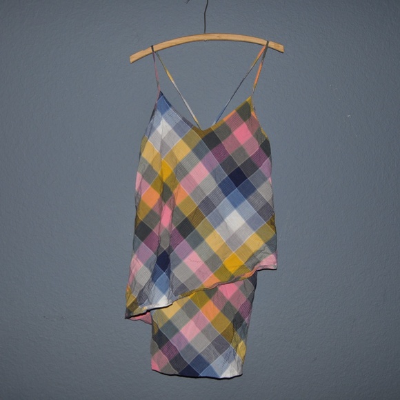 PATAGONIA Madras Plaid Dappled Light Dress [D5] - Picture 4 of 5